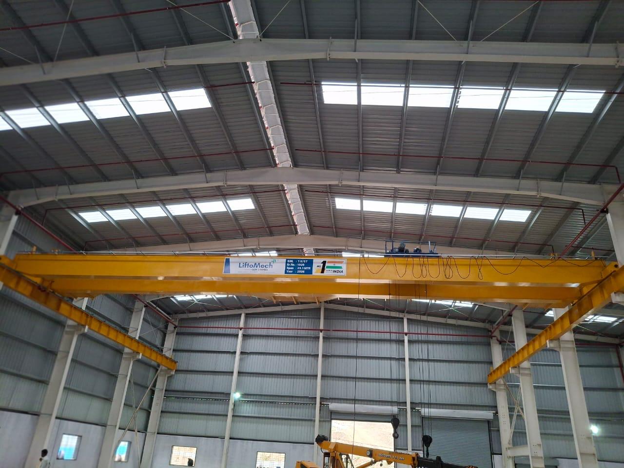 Double girder EOT crane — Double girder EOT, 7.5 / 5 t, 23.1 m, 2026